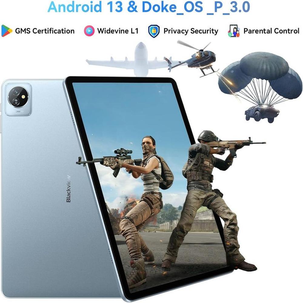 Tablet Blackview Tab 70 4/64GB 10.1"" HD+IPS WiFi 6 - Twilight Blue