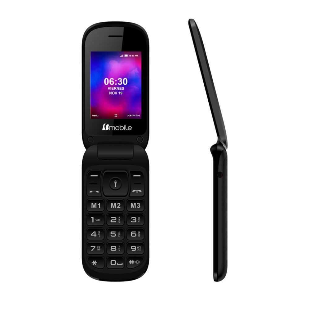 Teléfono Celular Bmobile C228 2G 2.4'' Tapa Radio FM - Negro