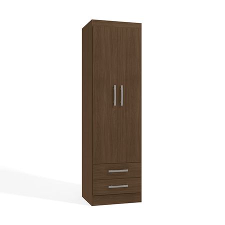 Ropero MDP Jacaranda Orange Modelo Cali 2 Puertas 2 Cajones Marrón