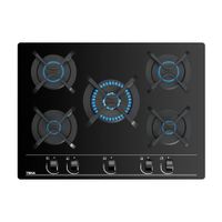 Cocina Empotrable Teka Modelo GBC 75030 KBB en Vidrio Templado Negro