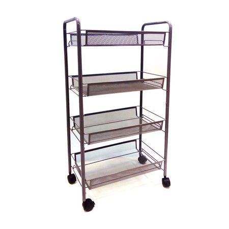 Carrito de Cocina Orange Gris para Frutas y Verduras