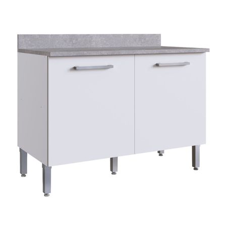 Módulo bajo de cocina 120cm Lunar Blanco Orange