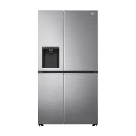 Refrigeradora LG LS66SPP Side By Side 601L Plateado con Dispensador de Agua e Hielo
