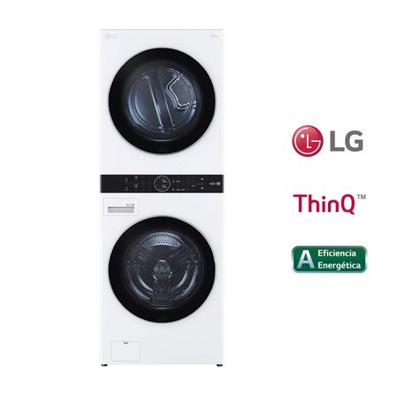 Centro de Lavado LG WashTower Carga Frontal 22/16kg Blanco