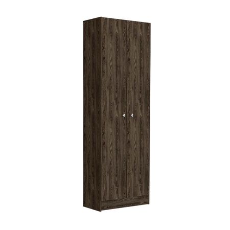 Ropero Melamina 2 Puertas Madera Tuhome