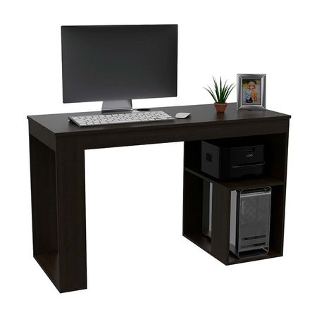 Escritorio Melamina Astana Tuhome Negro de 120cm