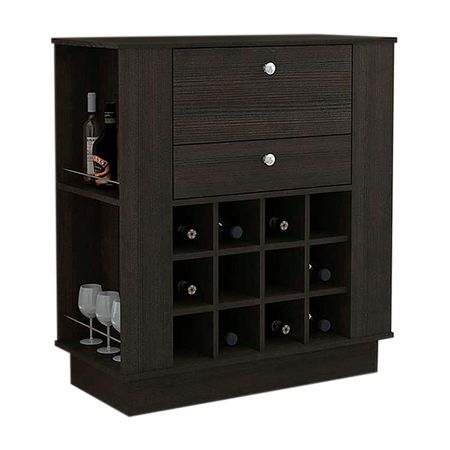 Bar New York Tuhome Melamina Madera Decorativo 82x91.5cm