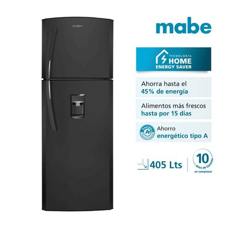 Refrigeradora Mabe RMP420FLPG1 Top Mount No Frost 405L Grafito