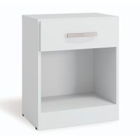 Velador Cali 1 cajón Blanco Orange
