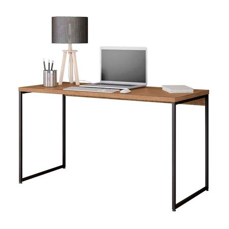 Escritorio London Maple Metal Orange 136cm