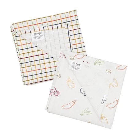 Set x 2 secadores Vegetales 40x60cm Orange