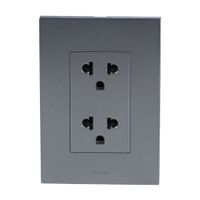 Placa Armada Orange: Tomacorriente Doble Universal Matte LT Terra