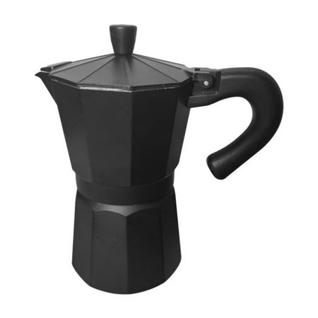 Cafetera Italiana Orange 300ml Negro de Aluminio