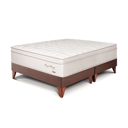 Cama Europea Royal Prince Queen Chocolate Paraiso