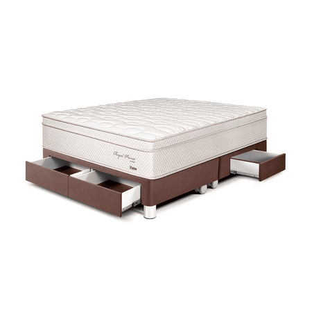 Cama Royal Prince Cajones King Chocolate Paraiso