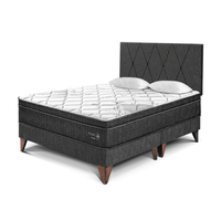 Dormitorio Europeo Paraíso Pocket Star con Loft Queen Charcoal
