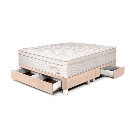 Cama Royal Prince Cajones King Champagne Paraiso