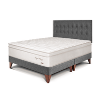 Dormitorio Europeo Royal Prince King Gris Paraiso
