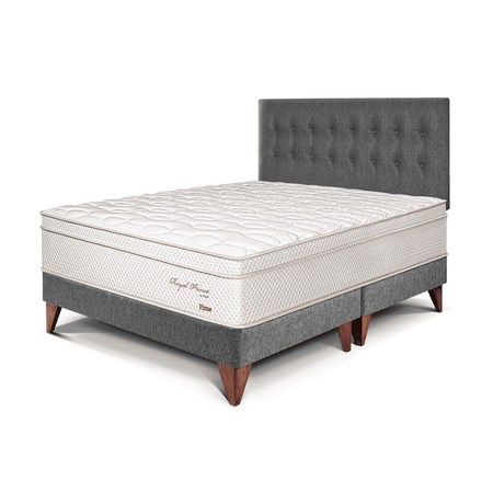 Dormitorio Europeo Royal Prince King Gris Paraiso