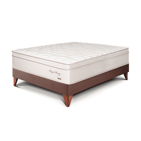 Cama Europea Royal Prince 1.5 plazas Chocolate Paraiso