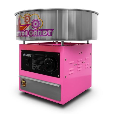 Máquina de Algodón de Azúcar Ventus Modelo VAAG52 de Acero Inoxidable Plata