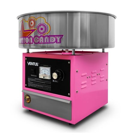 Máquina de Algodón de Azúcar Ventus VAAE52 de Acero Inoxidable 52cm