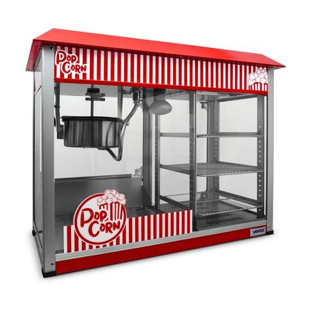 Máquina Profesional de PopCorn Ventus Modelo VMPCE8 en Acero Inoxidable