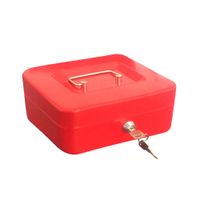 Caja de Seguridad Werken Modelo C200M5R Roja de Acero/Plástico