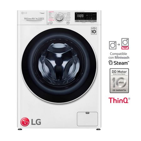 Lavaseca LG AI DD™ 10.5/7Kg Blanco con Steam™ y Conectividad WiFi