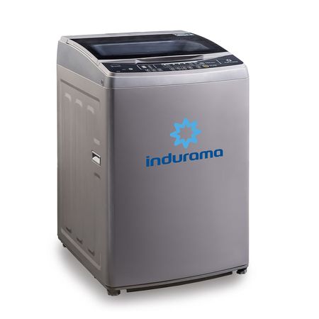 Lavadora Indurama LRI21CRI Croma 21 Kg Gris con Motor Inverter y Display LCD