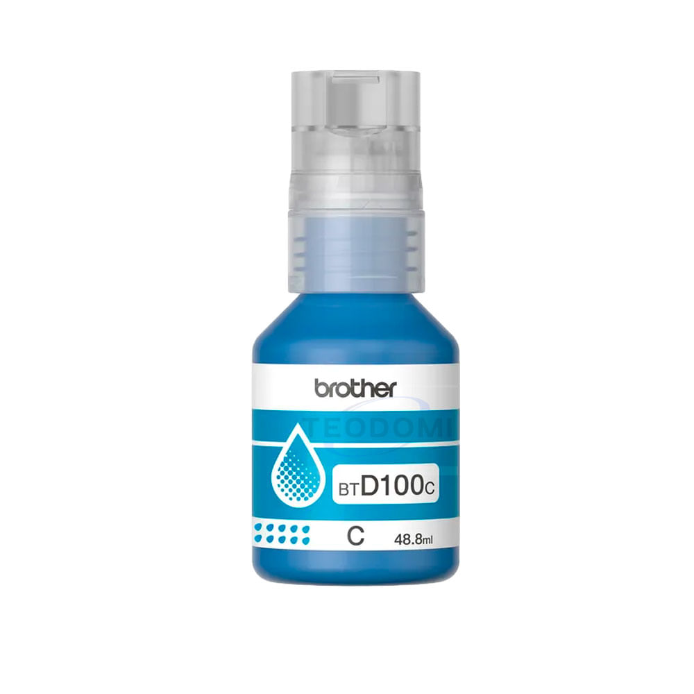 Tinta Brother BTD100C Cian Original