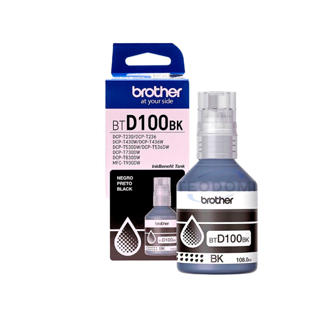 Tinta Brother negra original BTD100BK