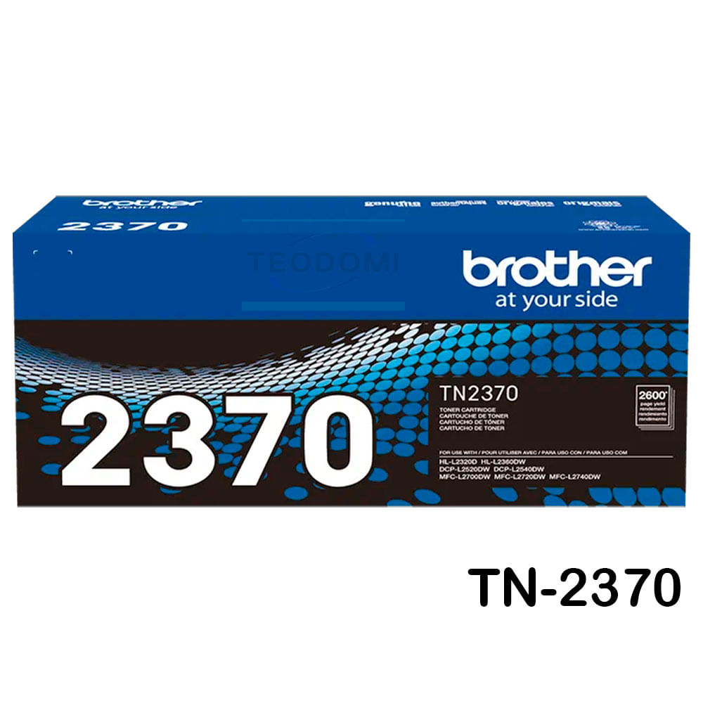 Tóner Brother TN-2370 Original Negro