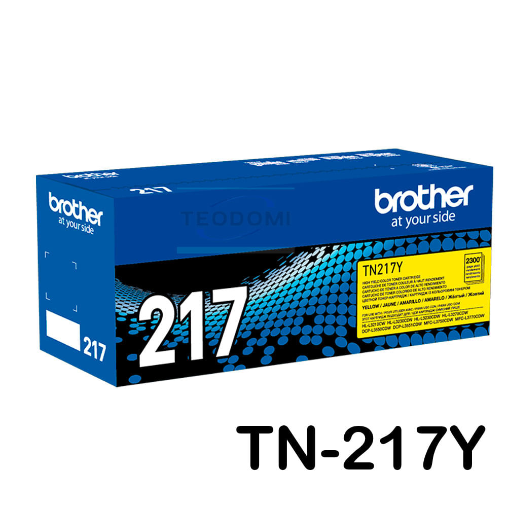 Tóner Brother TN-217Y Amarillo Original