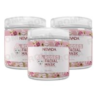 PACK 3 MASCARILLA FACIAL DE ROSAS 20UND NEVADA