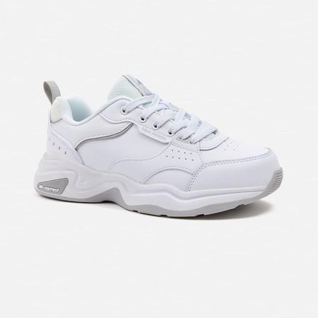 Zapatillas New Athletic Tennis Forrest29 Blanco Con Gris Hombre 40 Blanco
