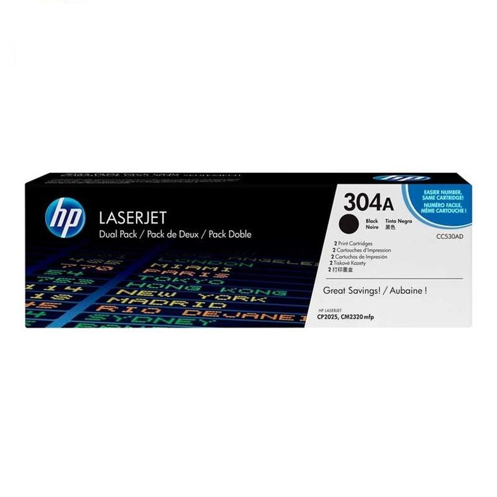 TONER HP 304AD NEGRO CC530AD LJ CP2025 DUAL ORIGINAL
