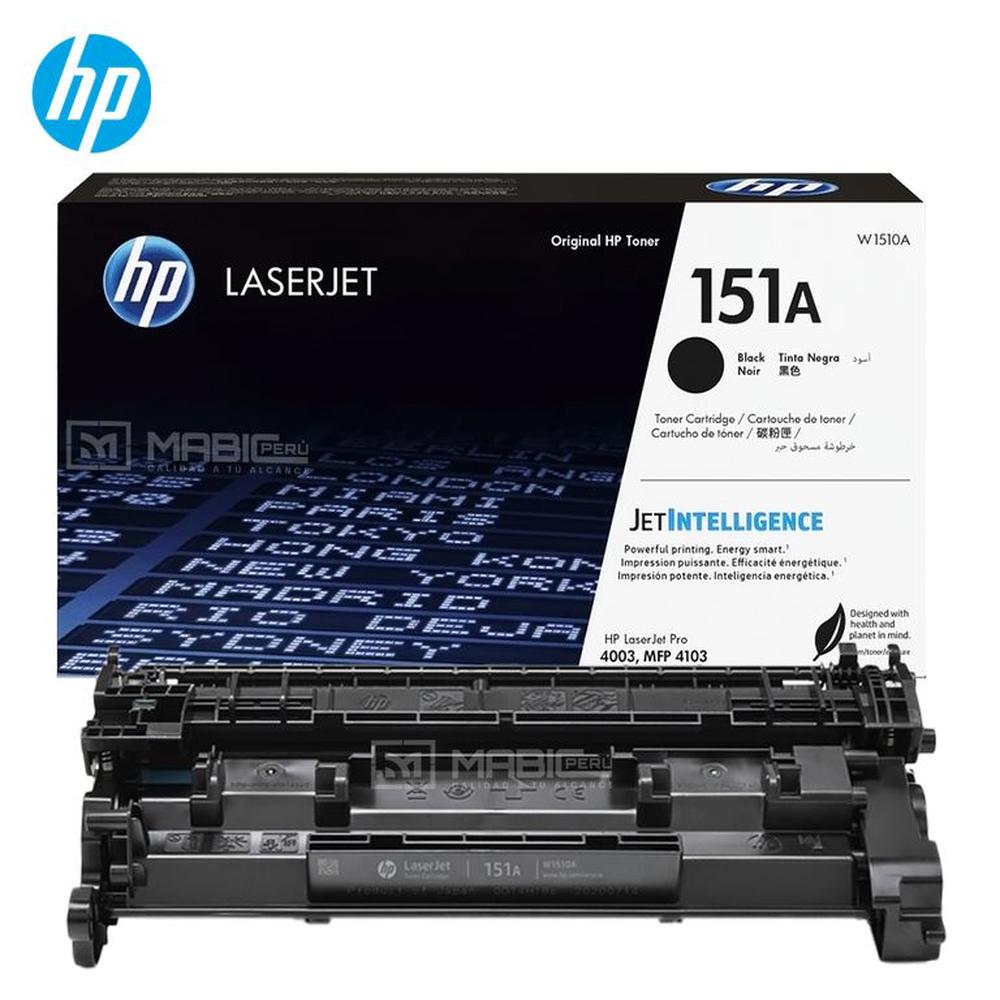 TONER HP 151A NEGRO W1510A LJ 4003 MFP 4103 ORIGINAL