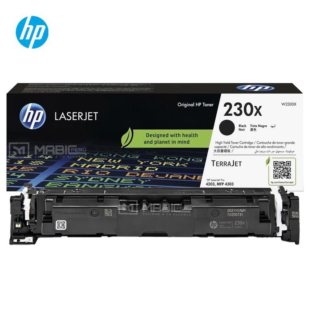 TONER HP 230X NEGRO W2300X LJ 4203 MFP 4303 ORIGINAL