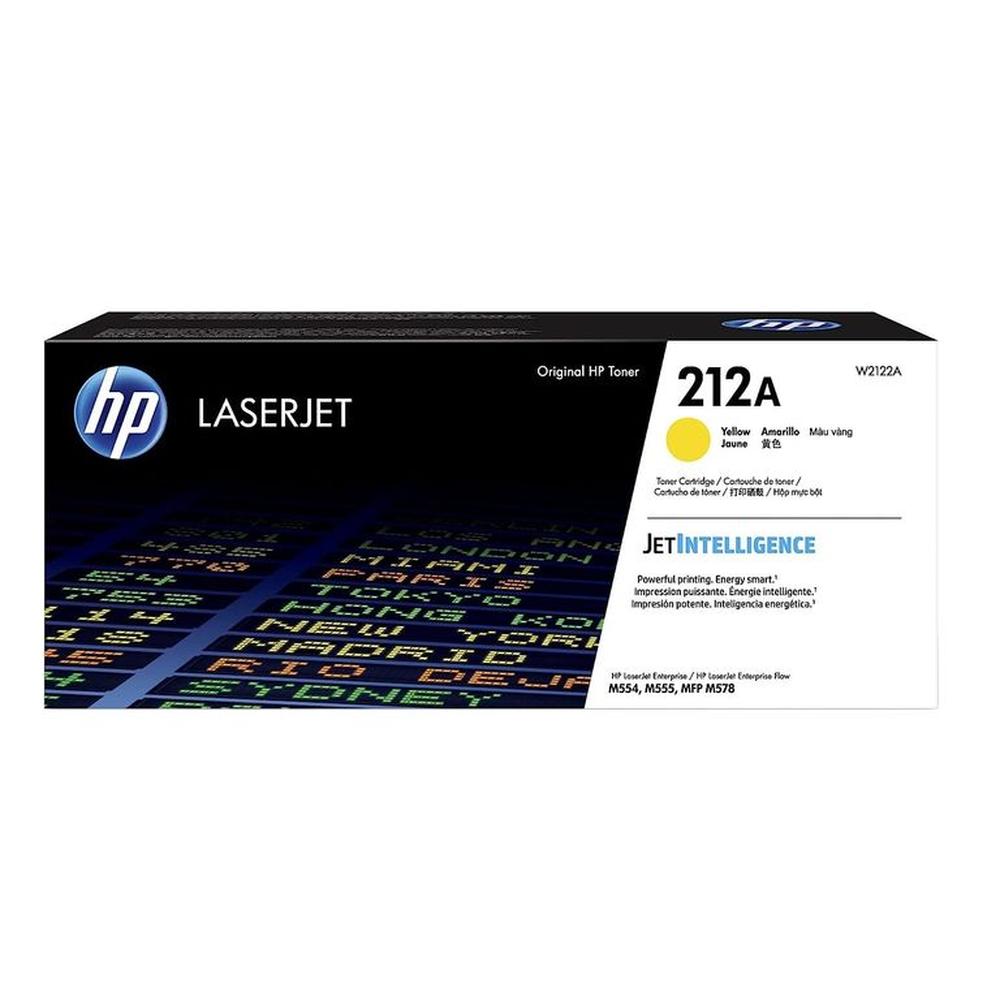TONER HP 212A AMARILLO W2122A LJ M555 M578 ORIGINAL