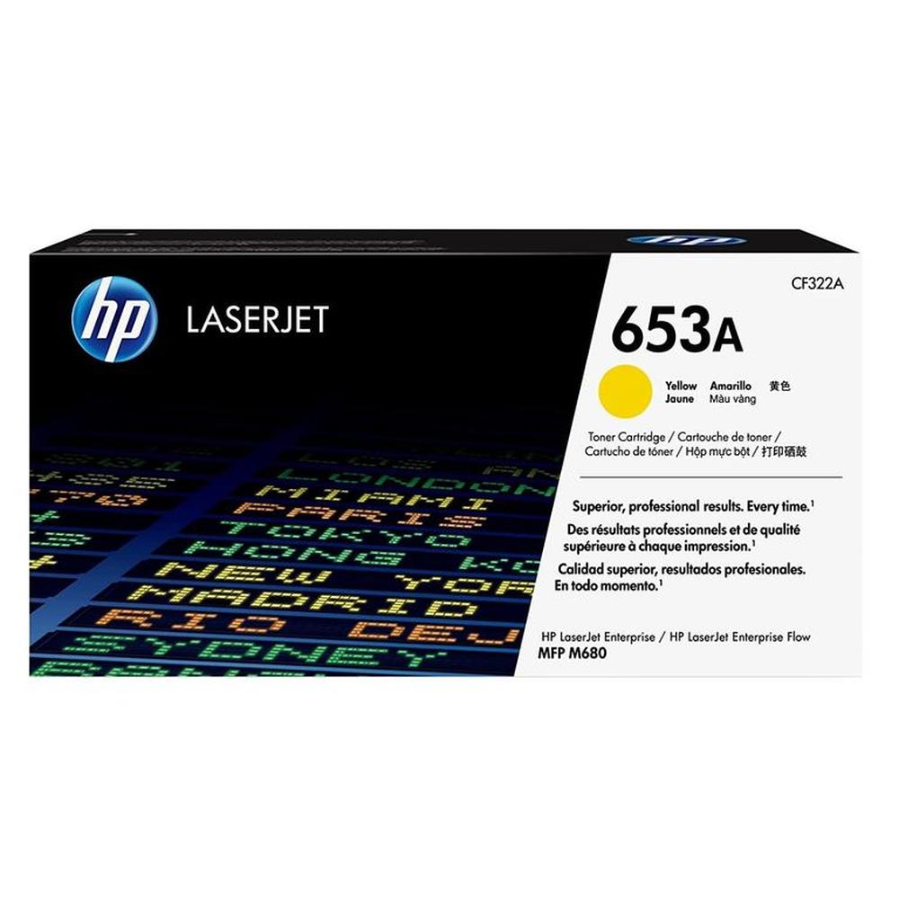 TONER HP 653A AMARILLO CF322A LJE M680 ORIGINAL