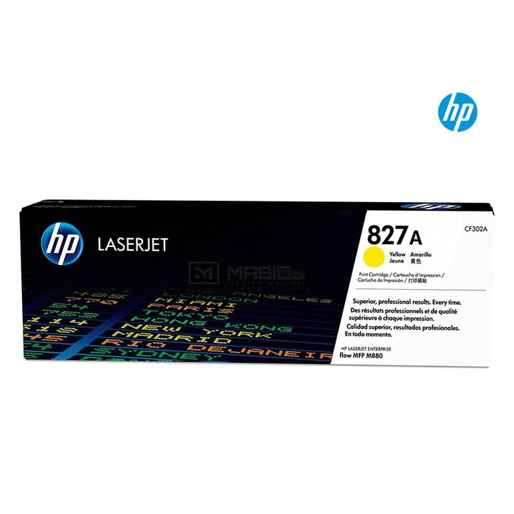 TONER HP 827A AMARILLO CF302A LJ MFP M880Z ORIGINAL