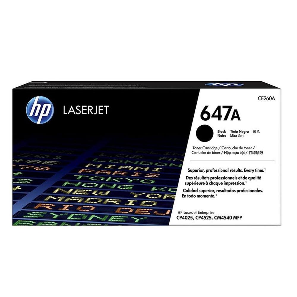TONER HP 647A NEGRO CE260A LJ CP4525 ORIGINAL