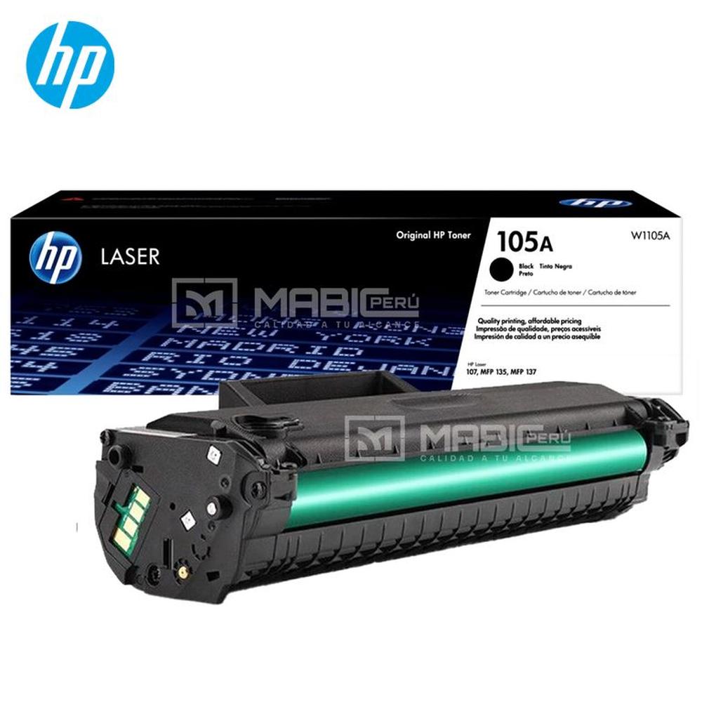 TONER HP 105A NEGRO W1105A LJ 107A ORIGINAL