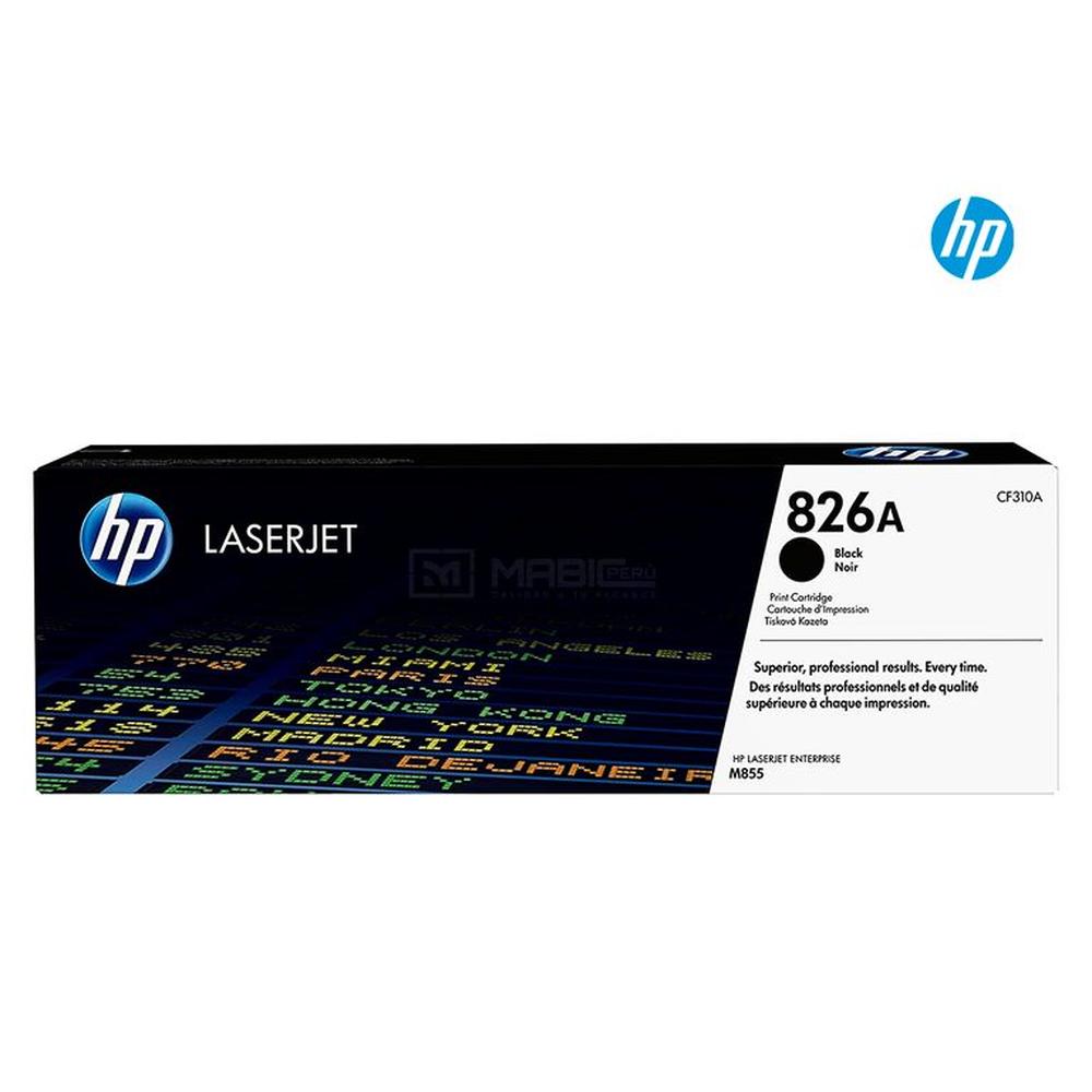 TONER HP 826A NEGRO CF310A LJ M855DN ORIGINAL