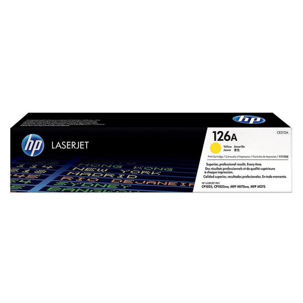 TONER HP 126A AMARILLO CE312A LJ CP1025 ORIGINAL