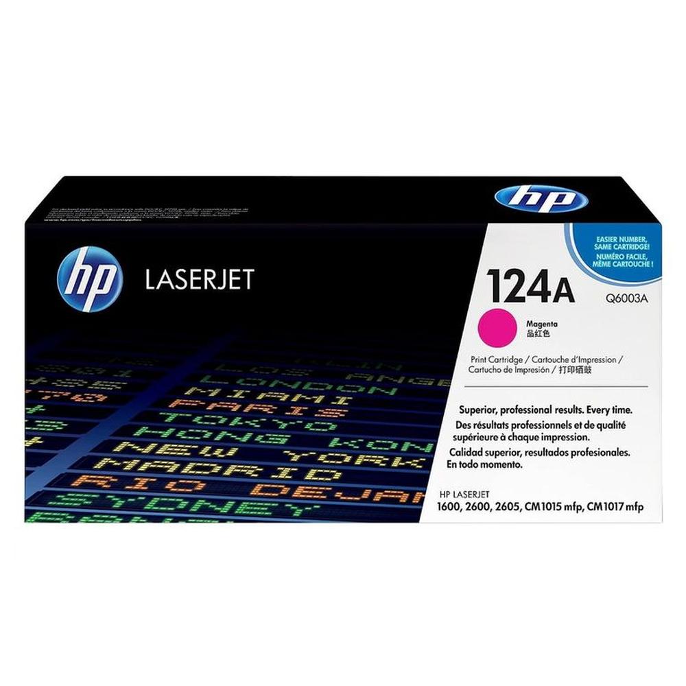 TONER HP 124A MAGENTA Q6003A LJ 2600 ORIGINAL