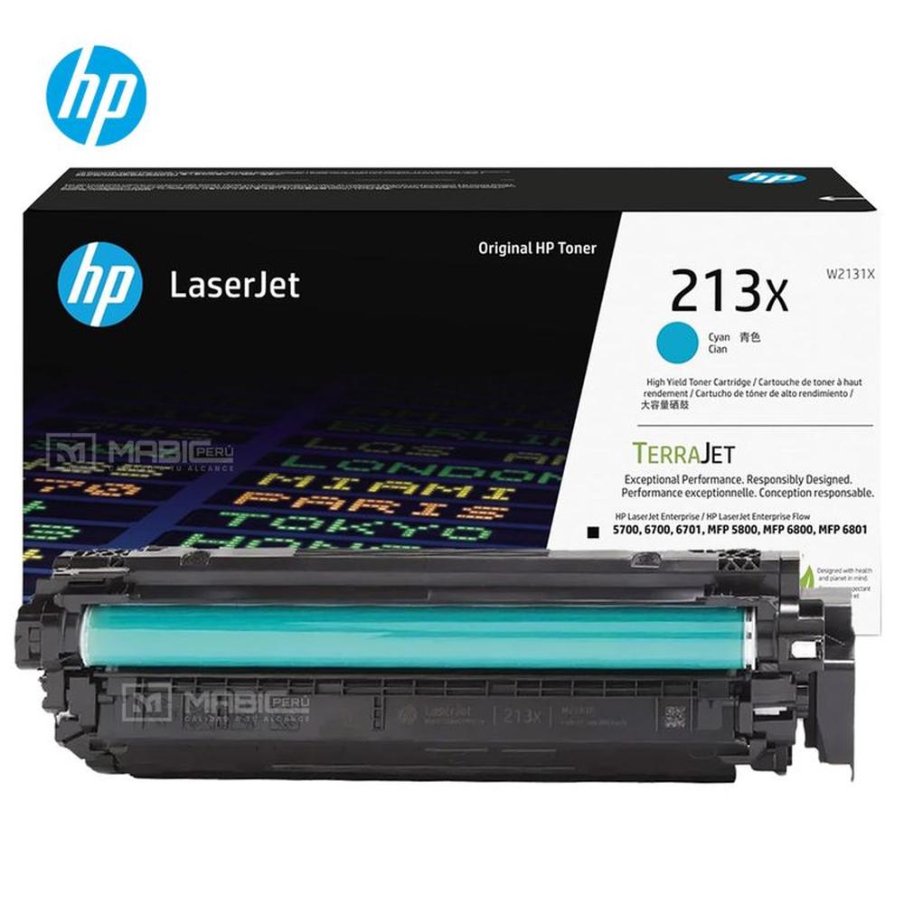 TONER HP 213X CIAN W2131X LJ 5700 5800 6700 6800 ORIGINAL