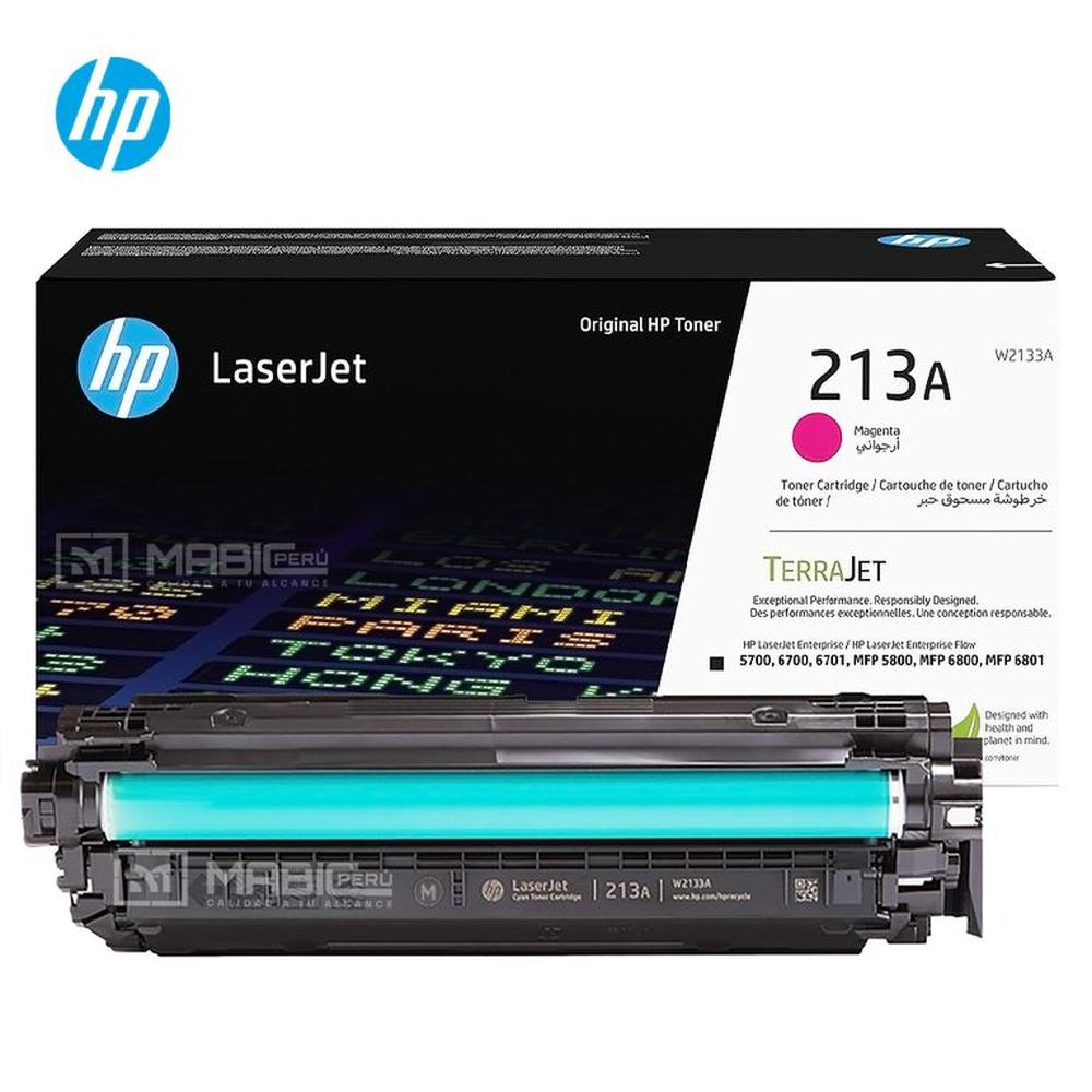 TONER HP 213A MAGENTA W2133A LJ 5700 5800 6700 6800 ORIGINAL
