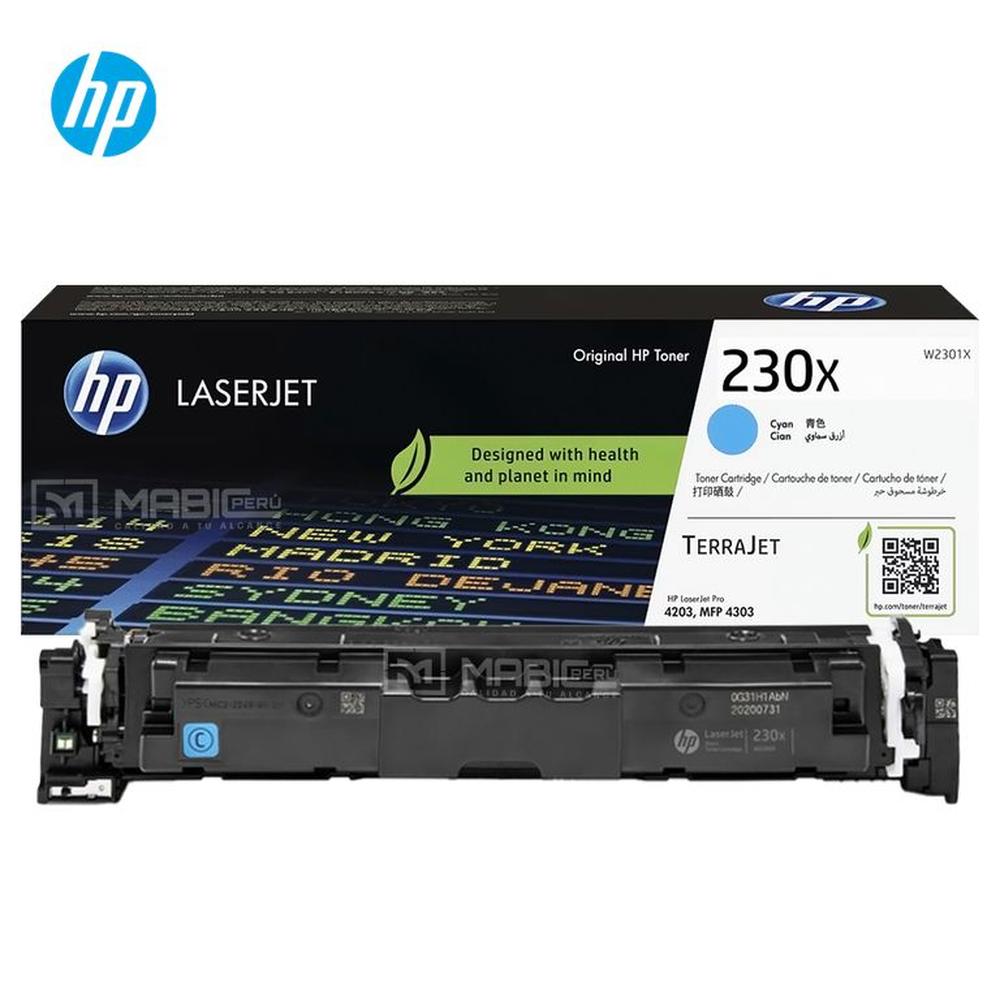 TONER HP 230X CIAN W2301X LJ 4203 MFP 4303 ORIGINAL